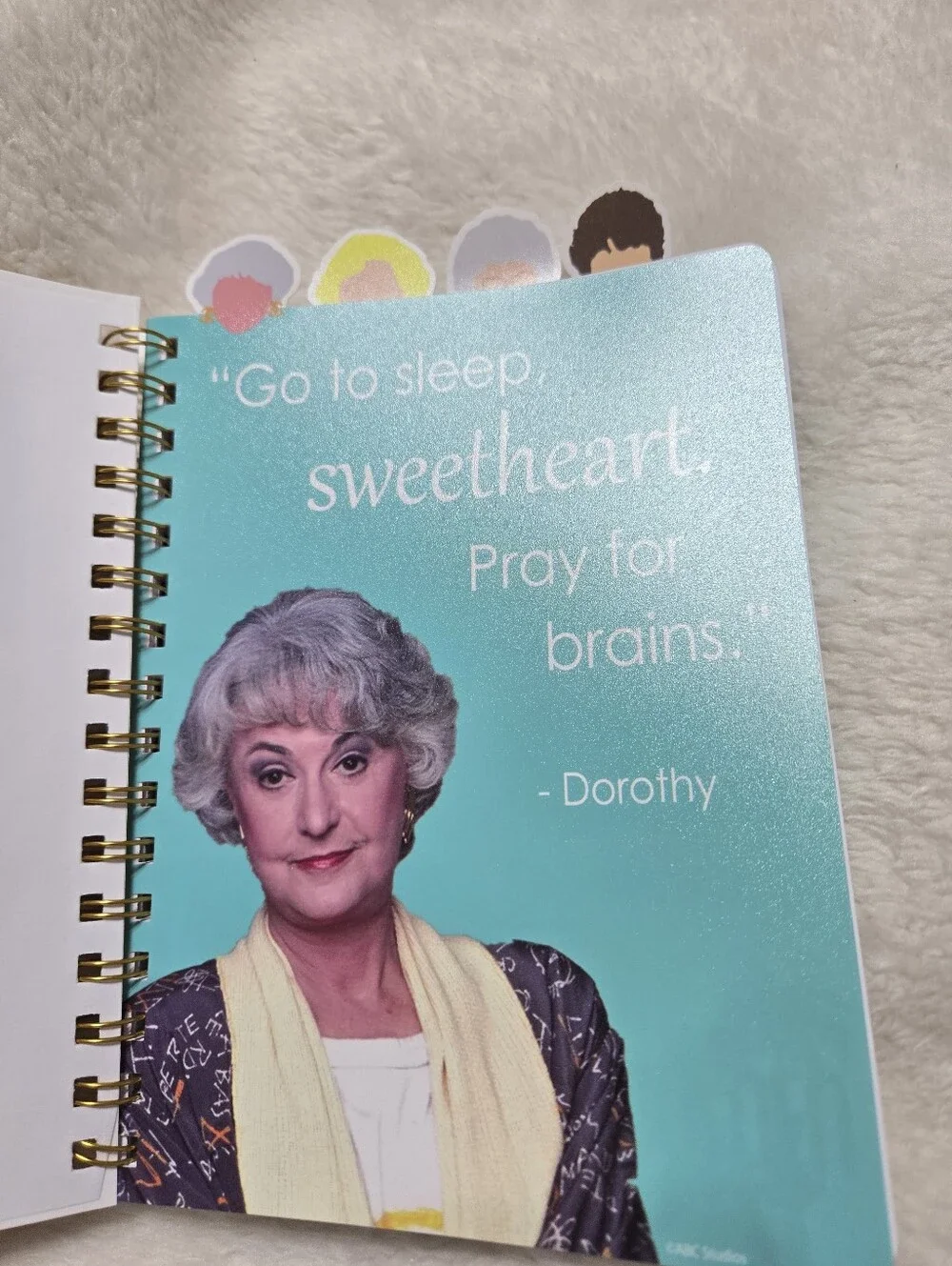 The Golden Girls Spiral Journal Notebook 96 Pages NEW